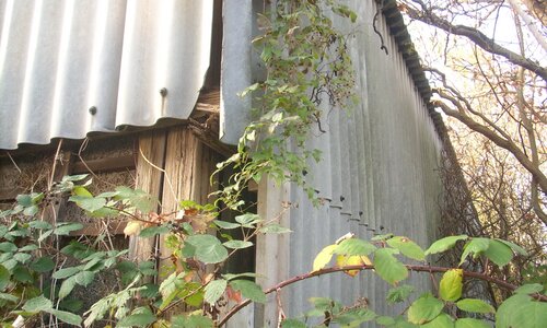 Asbesthaus - Site: Gevelbekleding gemaakt van asbestcement, eternite, kunstmatige leisteen | © 2019, CRB Analyse Service GmbH | © CRB Analyse Service GmbH